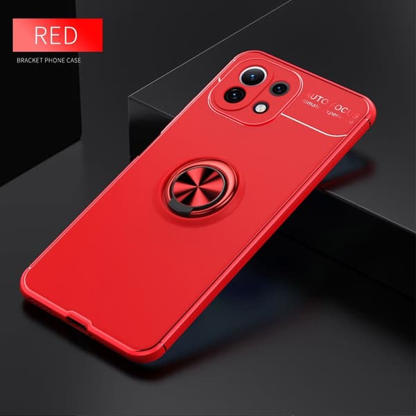 Xiaomi Mi 11 Lite - Ring Skal - Röd
