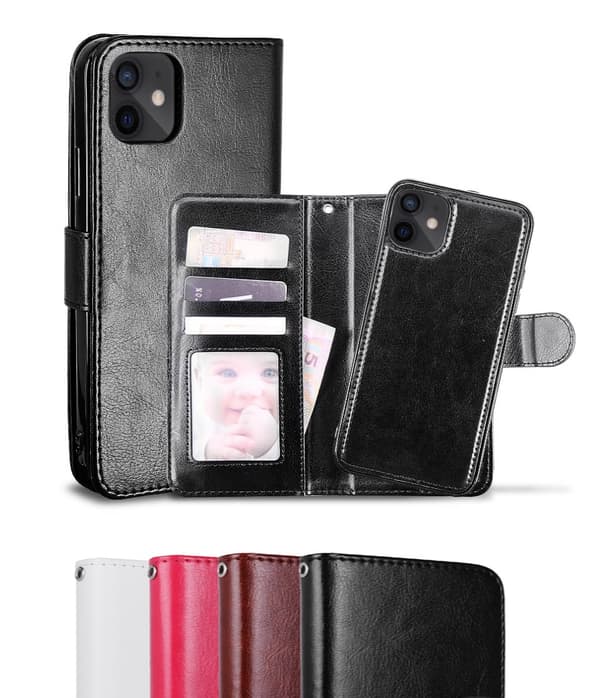 iPhone 12 Mini - Fodral / Magnet Skal 2in1 - Välj Färg! Rosa