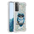 Miniatyrbild 3 av 5: Samsung Galaxy S21 - Shockproof Quicksand Skal - Uggla