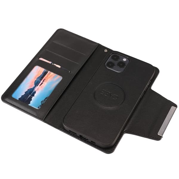 iPhone 12 / 12 Pro - 2in1 Magnet Fodral - Svart