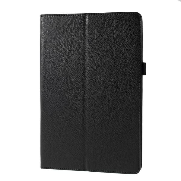 Samsung Galaxy Tab S5e - Litchi läderfodral - Svart