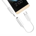 Miniatyrbild 2 av 5: USB-C till AUX 3.5 mm adapter - Vit