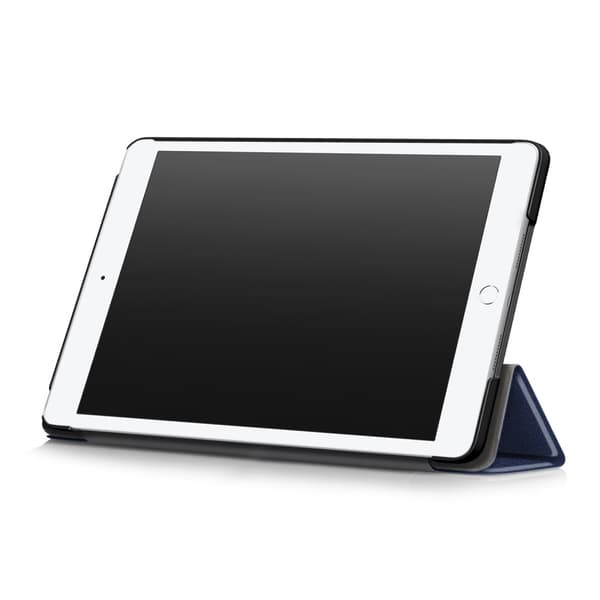 iPad 10.2 2019/2020/2021, iPad Air 10.5, Pro 10.5 Fodral Tri-Fold Mörk Blå