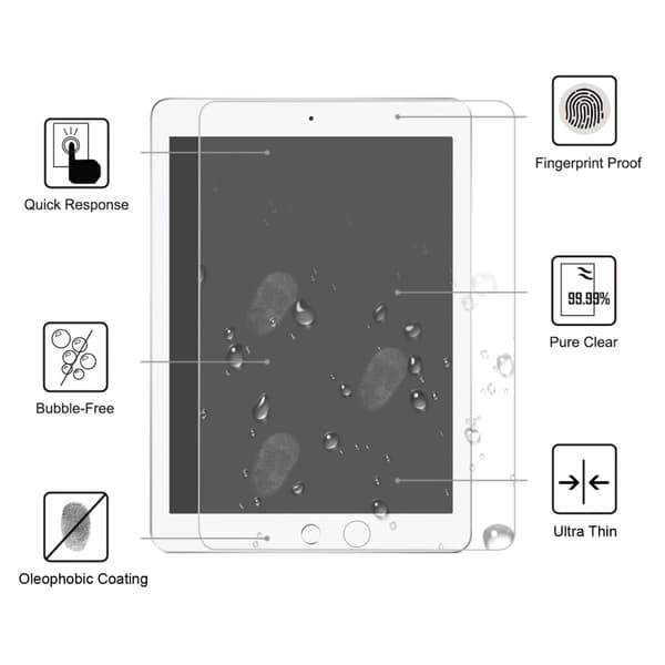 iPad Air / 9.7" (2017/2018) - Skärmskydd I Härdat Glas