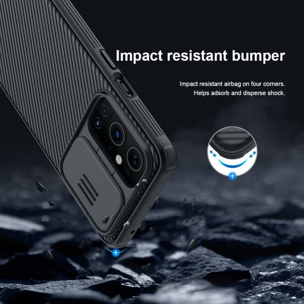 OnePlus 9 Pro - NILLKIN CamShield Pro Skal - Svart