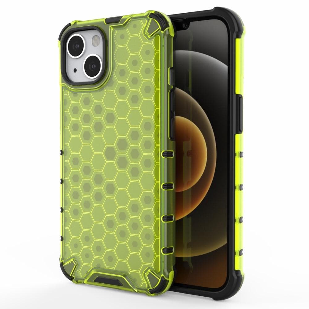 Honeycomb Skal för iPhone 13 - Grön