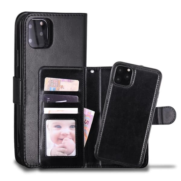 Samsung A12 - Fodral / Magnet Skal 2 in 1 - Svart