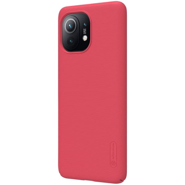 Xiaomi Mi 11 - NILLKIN Frosted Shield Matt Skal - Röd