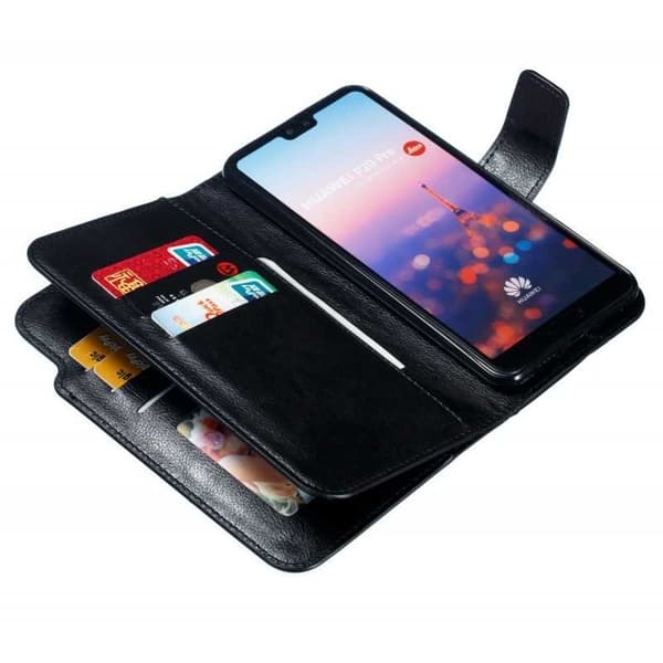 Huawei P20 Pro Praktisk tegnebogscover med 12-bakker Array V4