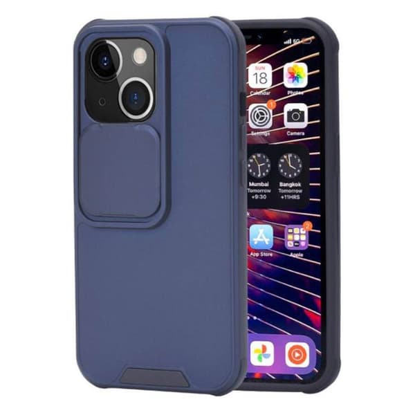 Slide cover Apple iPhone 13 : farve - blå