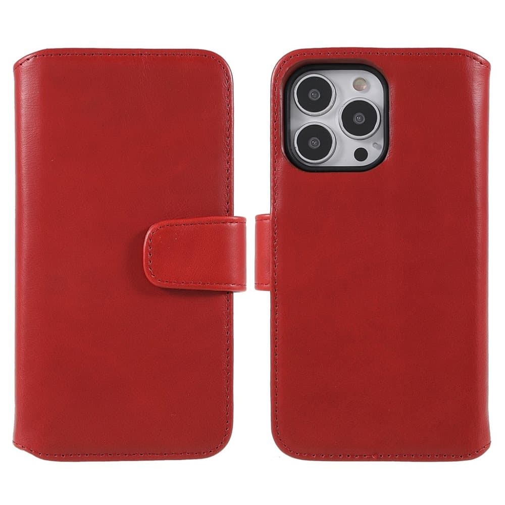 Nordic Covers iPhone 13 Pro Max Fodral Essential Leather Poppy Red