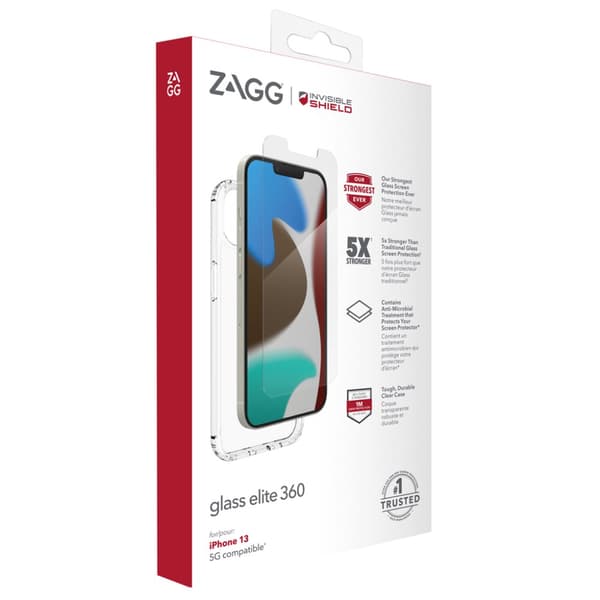 ZAGG InvisibleShield iPhone 13 Kuori Glass Elite 360