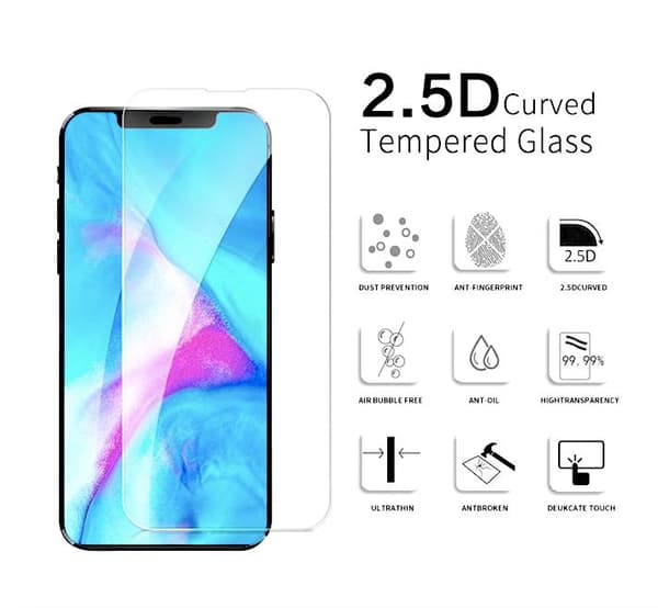 2-Pack Herdet glass iPhone 13 / 13 PRO - Skjermbeskyttelse