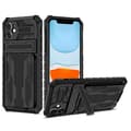 Miniatyrbillede 1 af 9: iPhone 11 Shockproof Shell Kickstand & Card Compartment ThinArmor V3