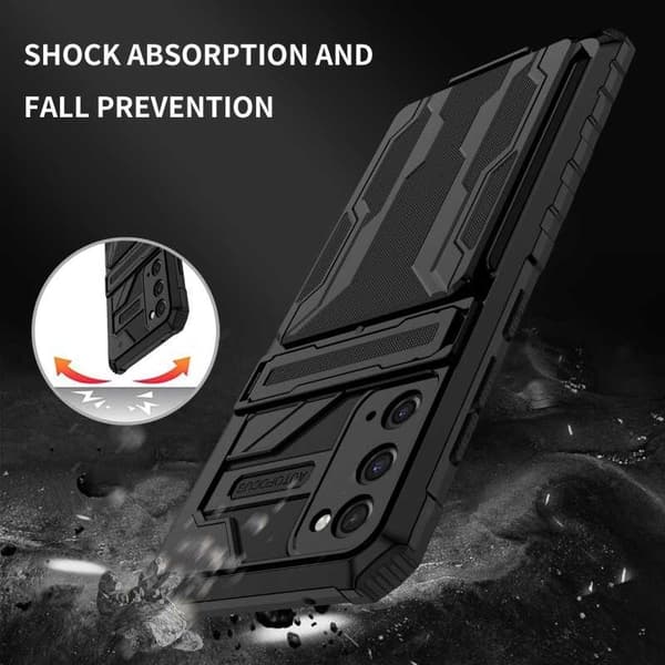 Samsung S20 FE Stöttåligt Skal Kickstand & Kortfack ThinArmor V3