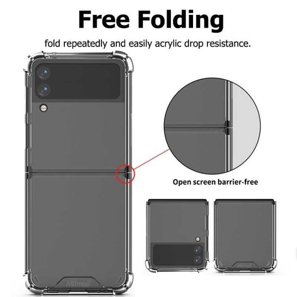 Samsung Z Flip 3 5G iskuja vaimentava silikonikotelo Shockr
