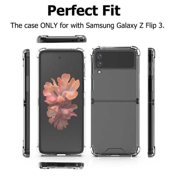 Samsung Z Flip 3 5G iskuja vaimentava silikonikotelo Shockr