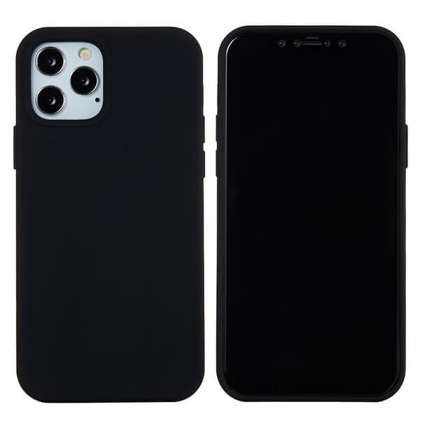 Liquid Silicone Skal för iPhone 13 Pro - Svart