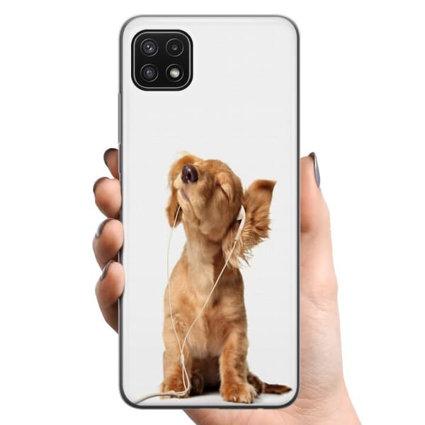 Samsung Galaxy A22 5G TPU Mobildeksel Hund