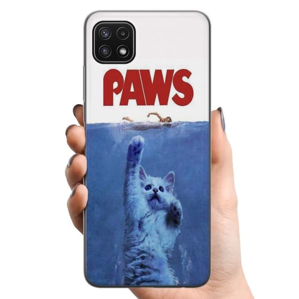 Samsung Galaxy A22 5G TPU Matkapuhelimen kuori Tassut