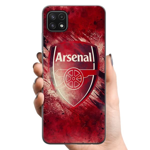 Samsung Galaxy A22 5G TPU Mobildeksel Arsenal Fotball