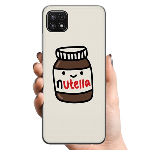 Samsung Galaxy A22 5G TPU Matkapuhelimen kuori Nutella
