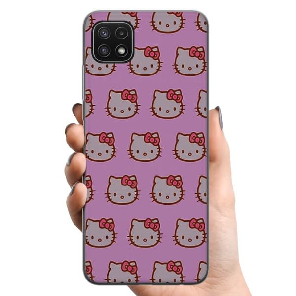 Samsung Galaxy A22 5G TPU Mobilcover Hello Kitty