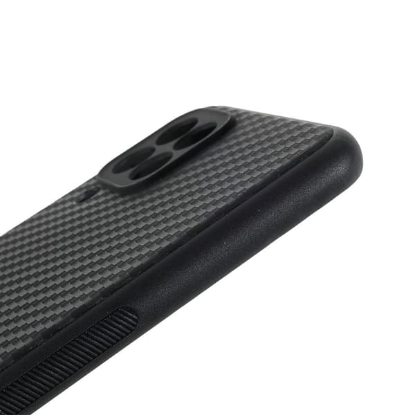 SKALO Samsung A22 4G Carbon Fiber TPU cover - Sort