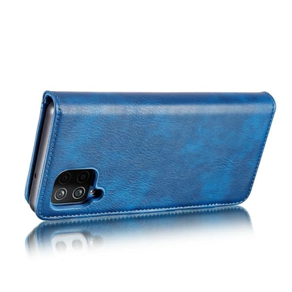 DG MING Samsung A22 4G 2-i-1 Magnet Plånboksfodral - Blå