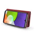 Pikkukuva 4 / 10: DG MING Samsung A22 4G 2-in-1 magneetti lompakkokotelo - Punainen