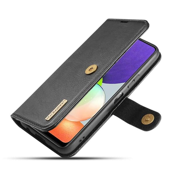 DG MING Samsung A22 4G 2-i-1 Magnet Plånboksfodral - Svart