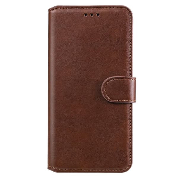 SKALO Samsung A22 4G Classic Pungetui - Brun