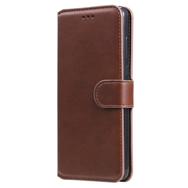 SKALO Samsung A22 4G Classic Pungetui - Brun