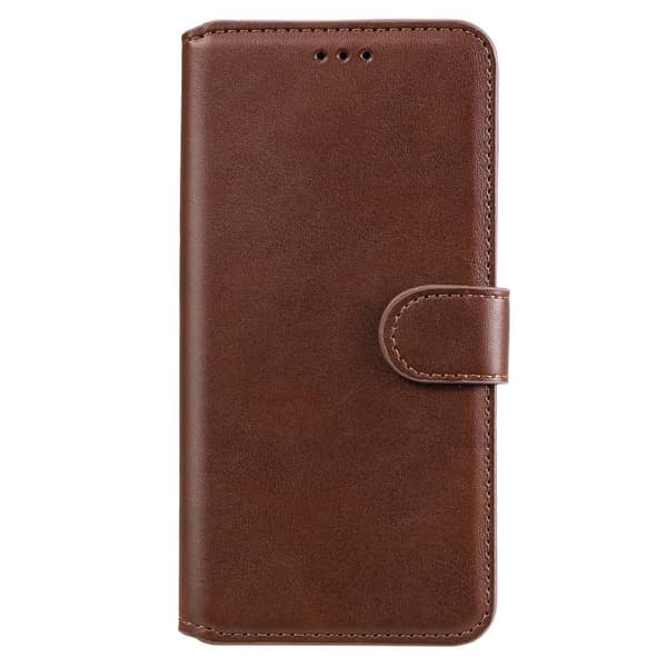 SKALO Samsung A22 5G Classic Lompakkokotelo - Ruskea