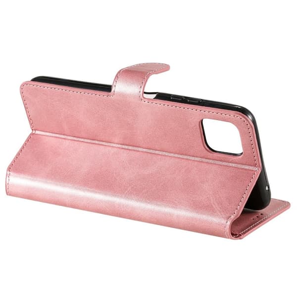 SKALO Samsung A22 5G Classic Pungetui - Rosa guld