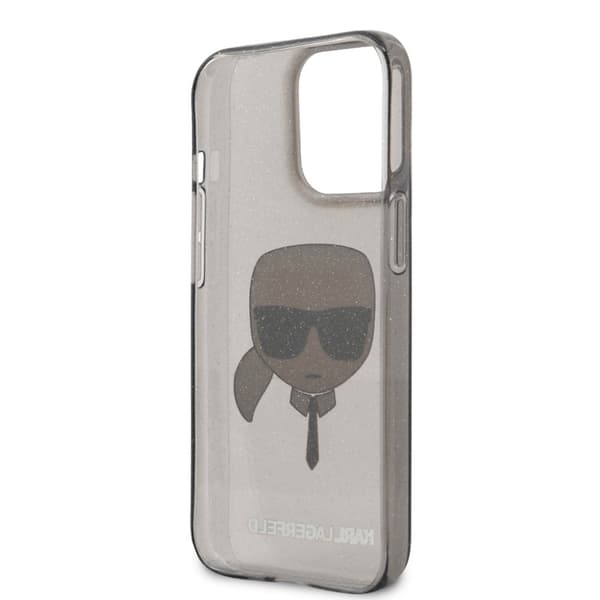 Karl Lagerfeld iPhone 13 Pro Skal Full Glitter Svart