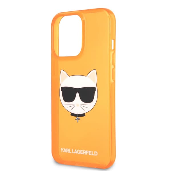 Karl Lagerfeld iPhone 13 Pro Skal Fluo Orange
