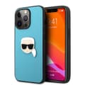 Miniatyrbild 1 av 5: Karl Lagerfeld iPhone 13 Pro Skal Metal Logo Blå