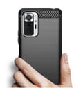 Pikkukuva 3 / 8: SKALO Xiaomi Redmi Note 10 Pro Armor Carbon Iskunkestävä TPU suojakuori