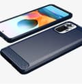 Pikkukuva 5 / 8: SKALO Xiaomi Redmi Note 10 Pro Armor Carbon Iskunkestävä TPU suojakuori