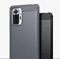 Pikkukuva 6 / 8: SKALO Xiaomi Redmi Note 10 Pro Armor Carbon Iskunkestävä TPU suojakuori