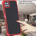 Miniatyrbillede 2 af 4: SKALO Samsung A22 5G Armor Hybrid Bumper Cover - Rød