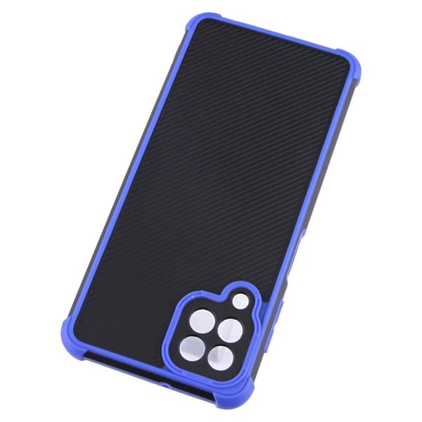 SKALO Samsung A22 4G Armor Hybrid Bumper Cover - Blå