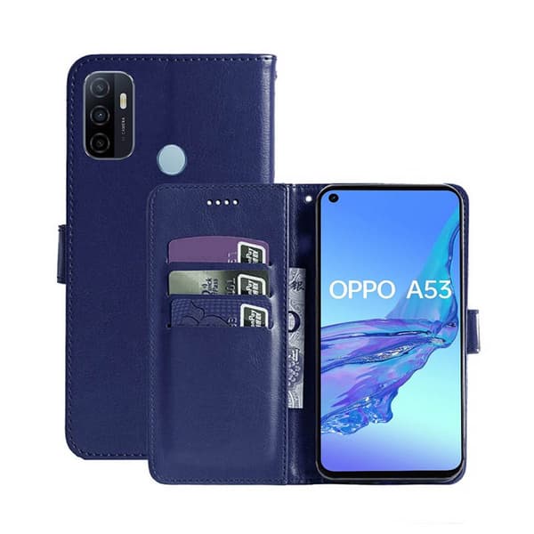 Lompakkokotelo 3-kortti Oppo A53 4G : väri - tumma