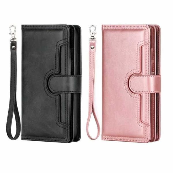 iPhone X / XS tegnebog etui 10-bakke Array V3 Svart