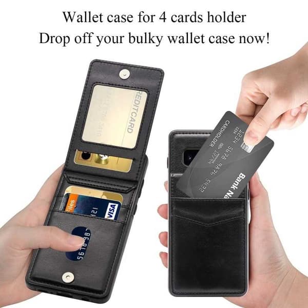 Samsung S10 Mobile Cover Card Holder 4-SLOT Retro V3