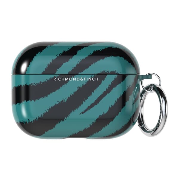 Richmond & Finch AirPods Pro Kuori Emerald Zebra