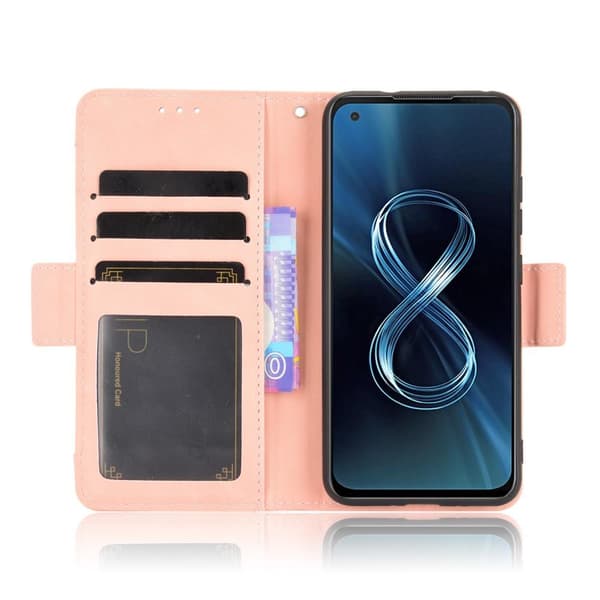 SKALO Asus Zenfone 8 6-RUM Pungetaske - Pink
