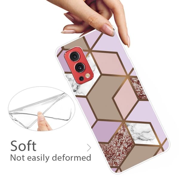 SKALO OnePlus Nord 2 Marmor TPU-cover - #8