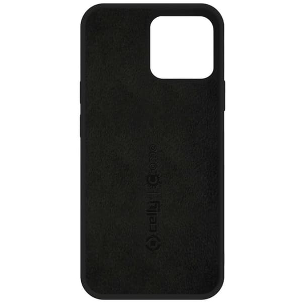 Celly Cromo Blød gummi etui iPhone 13 Sort